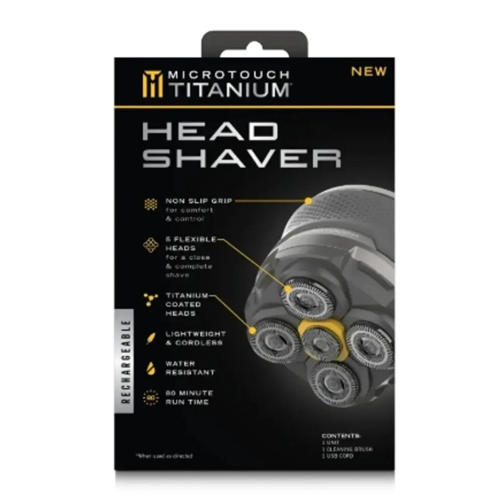 MicroTouch Titanium Flex and Pivot Head Shaving System, New In Open Box